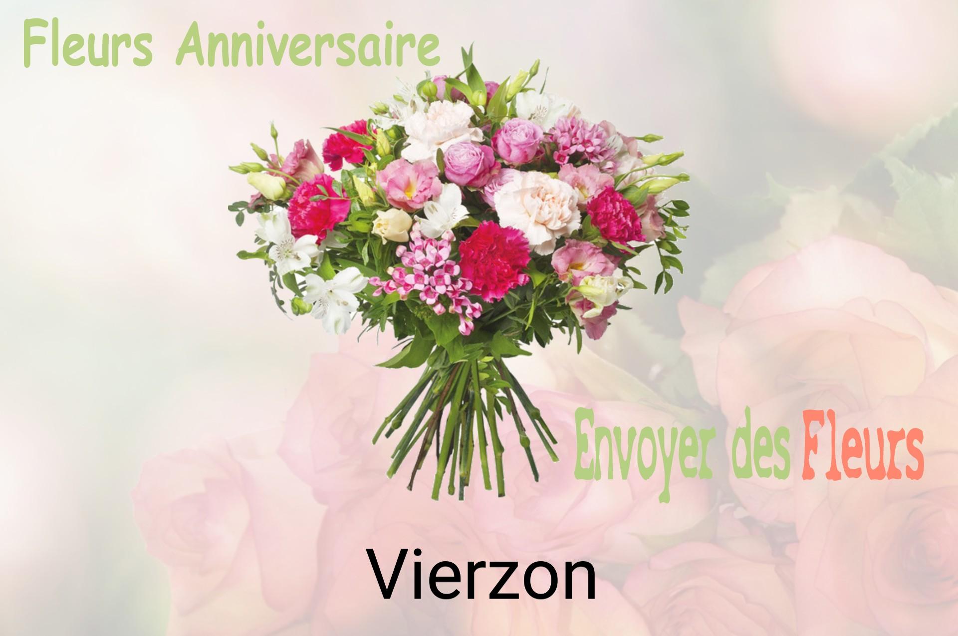 Bouquet de fleurs d’anniversaire livré à Vierzon