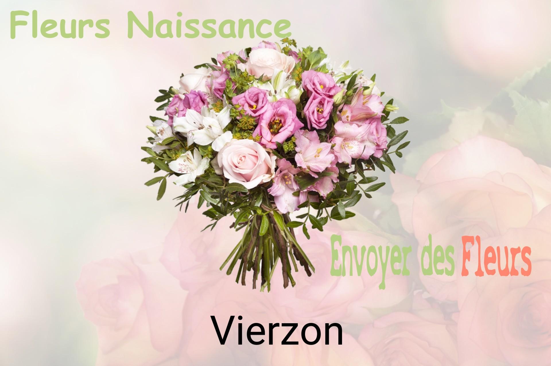 Bouquet de fleurs de naissance livré à Vierzon